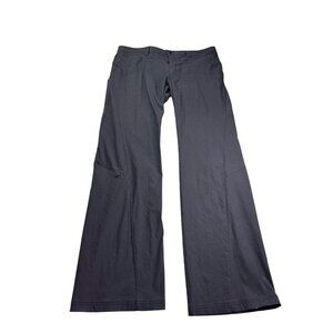 Athleta Dipper Pants Size 16T Tall Low Rise Black Cargo Flare Hiking Gorpcore